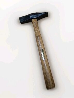 Stanley Brown Wood-Handled Cross Peen Hammer with Black Head